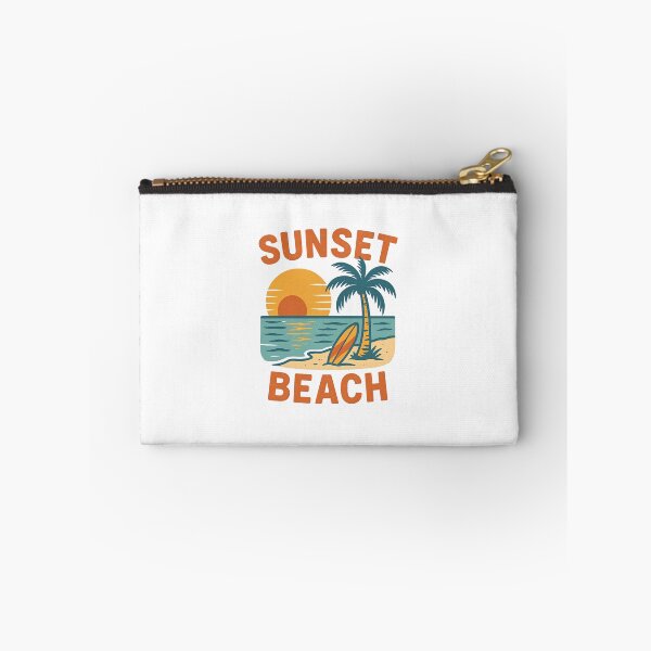 Item preview, Retro Sunset Beach Surf Vibes T-Shirt Design designed and sold by matjaralbalad.