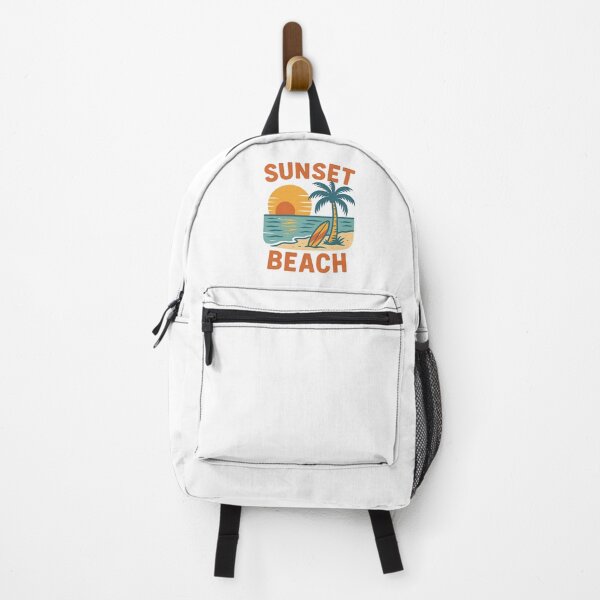 Item preview, Retro Sunset Beach Surf Vibes T-Shirt Design designed and sold by matjaralbalad.