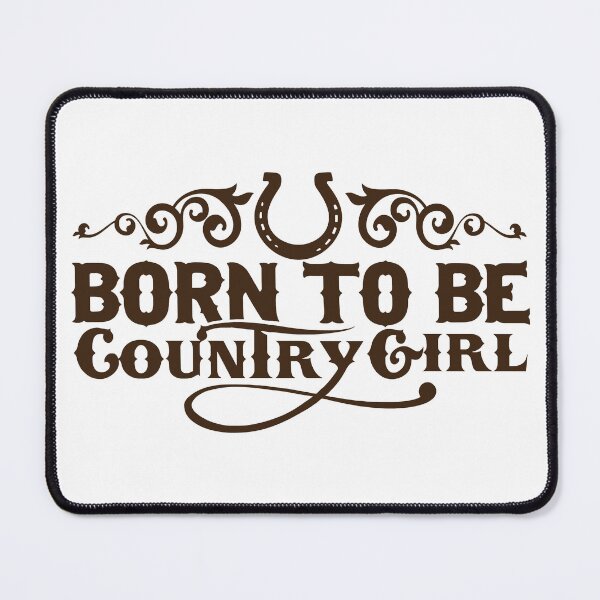 Item preview, Born To Be Country Girl; designed and sold by StickerApe.