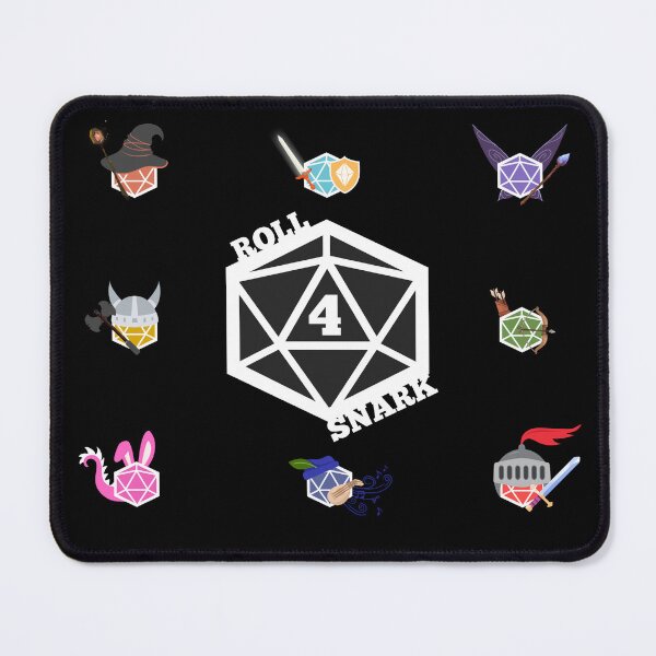 Item preview, Roll 4 Snark - D20 Adventuring Party | Funny D&D Dice Cast Design designed and sold by Roll4Snark.