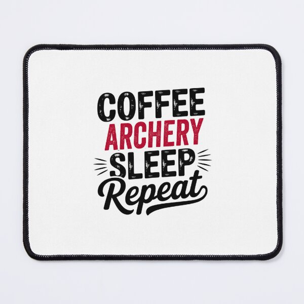 Item preview, Coffee Archery Sleep Repeat - Funny Archery Lover designed and sold by Watsonarts.