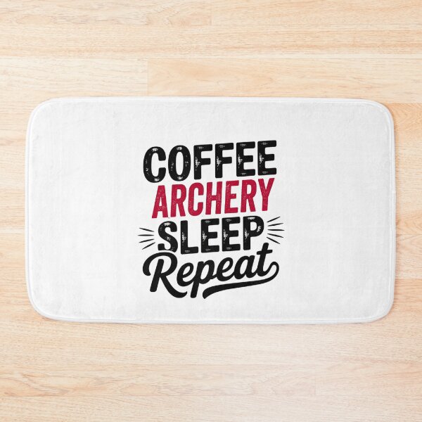 Item preview, Coffee Archery Sleep Repeat - Funny Archery Lover designed and sold by Watsonarts.