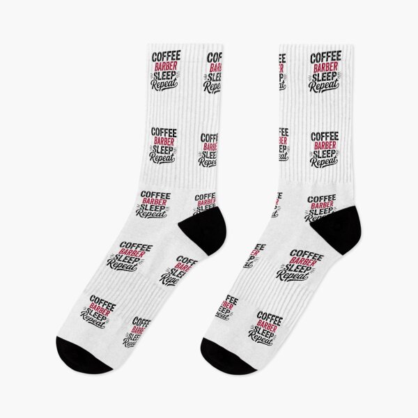 Item preview, Coffee Barber Sleep Repeat - Funny Barber Lover designed and sold by Watsonarts.