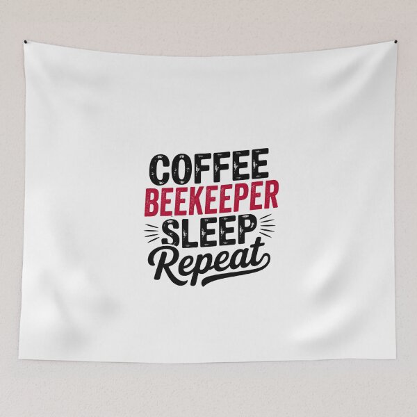 Item preview, Coffee Beekeeper Sleep Repeat - Funny Beekeeper Lover designed and sold by Watsonarts.