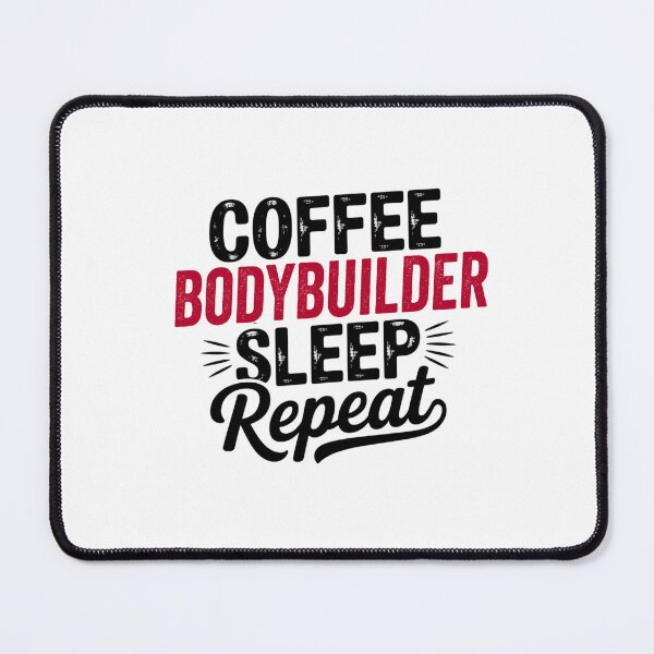 Item preview, Coffee Bodybuilder Sleep Repeat - Funny Bodybuilder Lover designed and sold by Watsonarts.