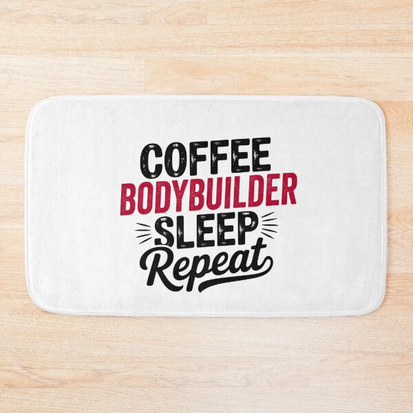 Item preview, Coffee Bodybuilder Sleep Repeat - Funny Bodybuilder Lover designed and sold by Watsonarts.
