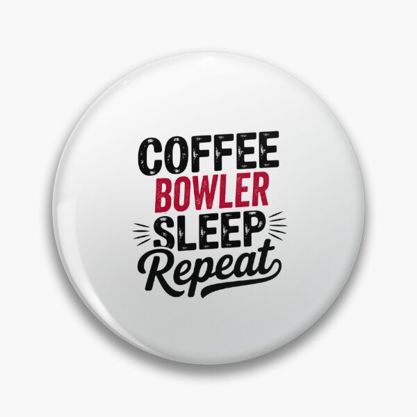 Item preview, Coffee Bowler Sleep Repeat - Funny Bowler Lover designed and sold by Watsonarts.