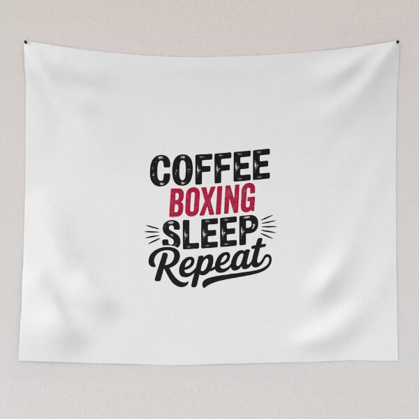Item preview, Coffee Boxing Sleep Repeat - Funny Boxing Lover designed and sold by Watsonarts.