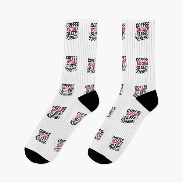 Item preview, Coffee Butcher Sleep Repeat - Funny Butcher Lover designed and sold by Watsonarts.