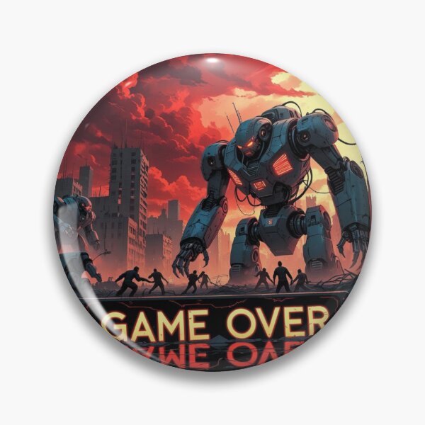 Item preview, Game Over – Giant AI Robot vs. Humanity designed and sold by smitke.
