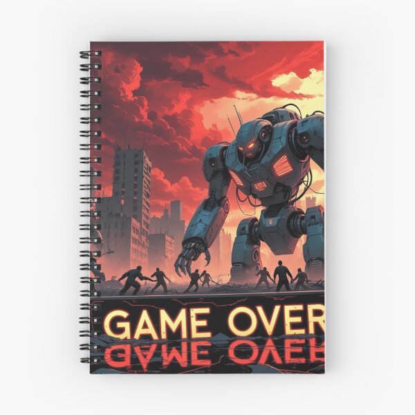 Item preview, Game Over – Giant AI Robot vs. Humanity designed and sold by smitke.