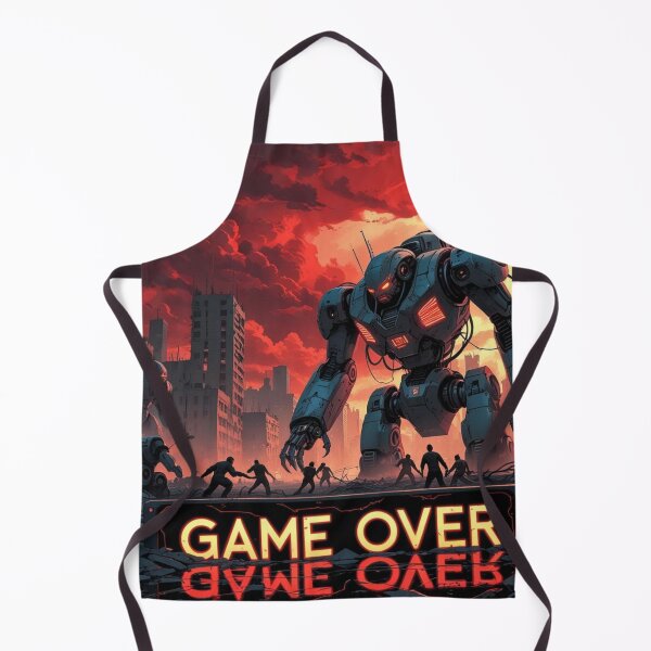 Item preview, Game Over – Giant AI Robot vs. Humanity designed and sold by smitke.