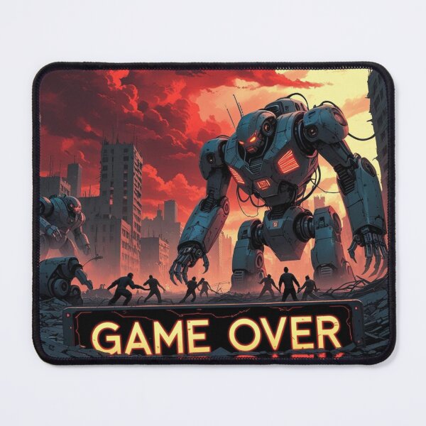 Item preview, Game Over – Giant AI Robot vs. Humanity designed and sold by smitke.