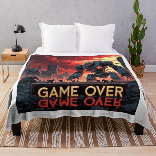 Item preview, Game Over – Giant AI Robot vs. Humanity designed and sold by smitke.