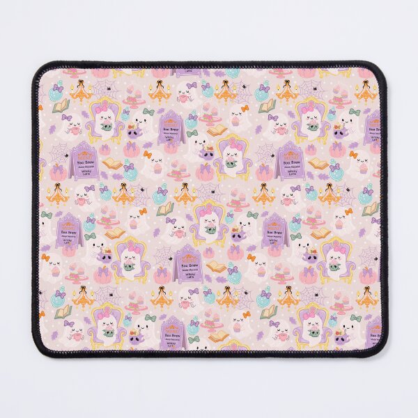 Item preview, Kawaii Halloween Seamless Pattern – Pastel Ghosts, Skulls, Cupcakes, Boo Brew Café | Cute Spooky  designed and sold by Sunnyneststudio.