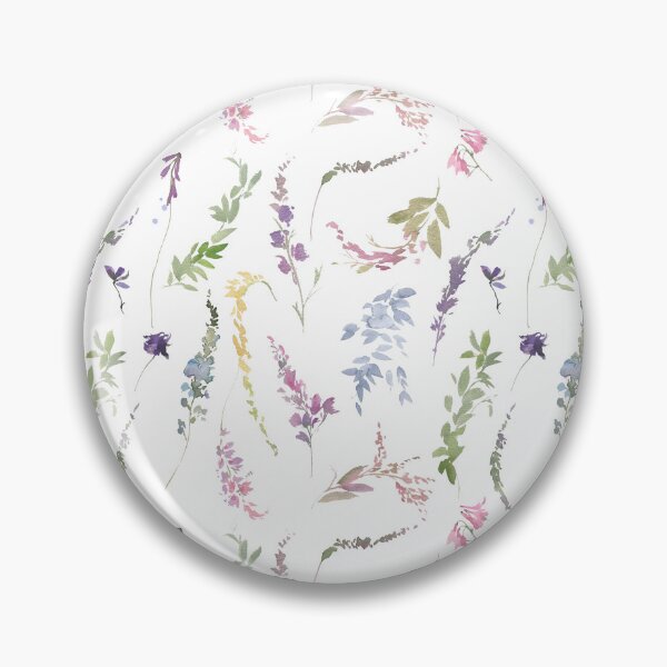Item preview, Letter P Field Flowers designed and sold by WildAliceArt.