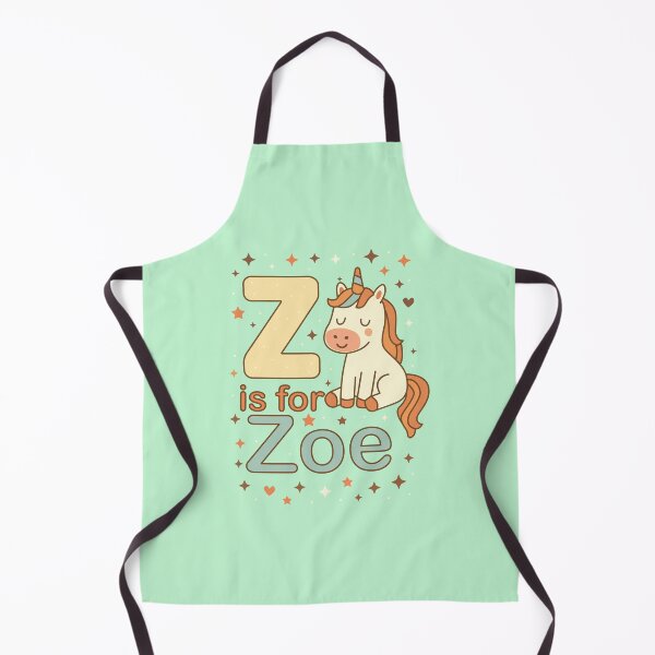 Item preview, Z is for Zoe - Cute Personalized Unicorn Alphabet Design designed and sold by FilizDesigner.