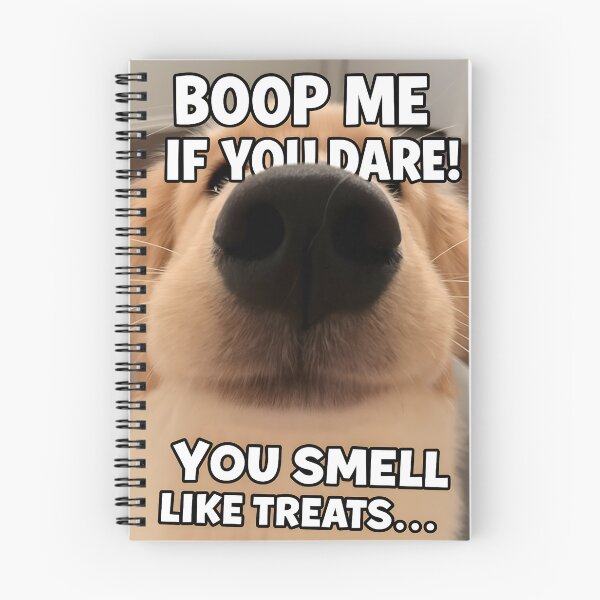 Item preview, Close-Up Dog Nose: BOOP ME IF YOU DARE! You Smell Like Treats... designed and sold by VinBasis.