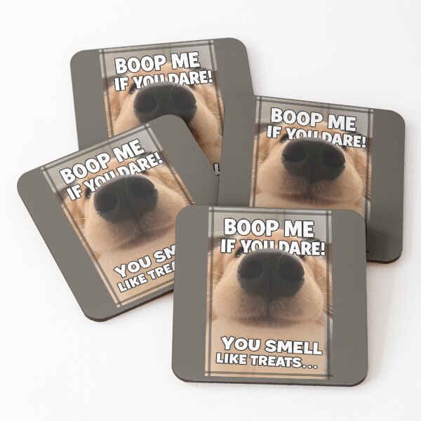 Item preview, Close-Up Dog Nose: BOOP ME IF YOU DARE! You Smell Like Treats... designed and sold by VinBasis.