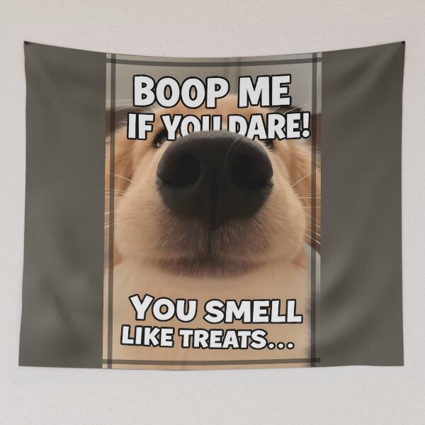 Item preview, Close-Up Dog Nose: BOOP ME IF YOU DARE! You Smell Like Treats... designed and sold by VinBasis.