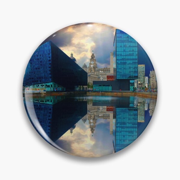 Item preview, Liverpool Cityscape Reflection designed and sold by Alisonchambers2.