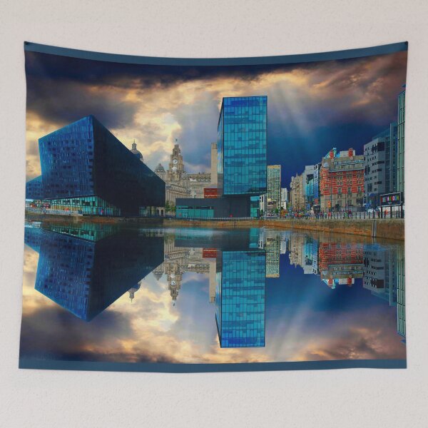 Item preview, Liverpool Cityscape Reflection designed and sold by Alisonchambers2.