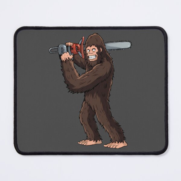 Item preview, Sasquatch Chainsaw designed and sold by Funny Vintage Stickers And T-Shirts.