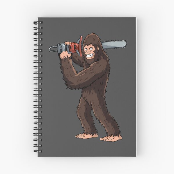 Item preview, Sasquatch Chainsaw designed and sold by Funny Vintage Stickers And T-Shirts.