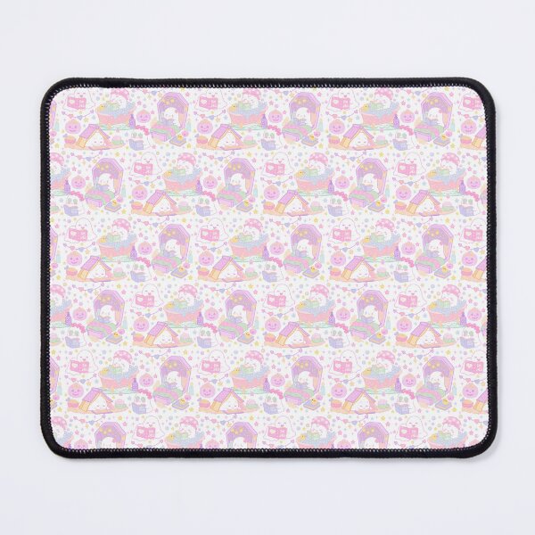 Aperçu de l'œuvre Motif sans couture kawaii pour soirée pyjama d'Halloween avec club de lecture – Fantômes pastel, livresque, mignon et effrayant créée et vendue par Sunnyneststudio.
