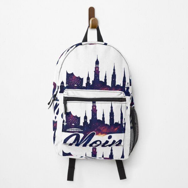 Item preview, Hamburg Moin city silhouette galactic gift designed and sold by Pineapple-Tree.