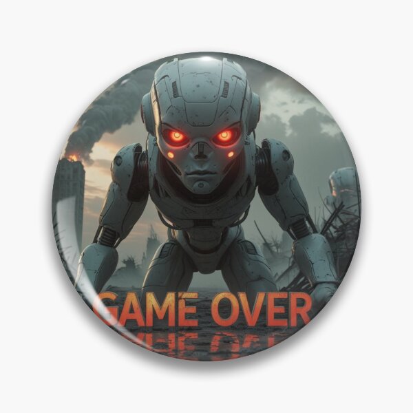 Item preview, Game Over – Giant AI Robot vs. Humanity designed and sold by smitke.