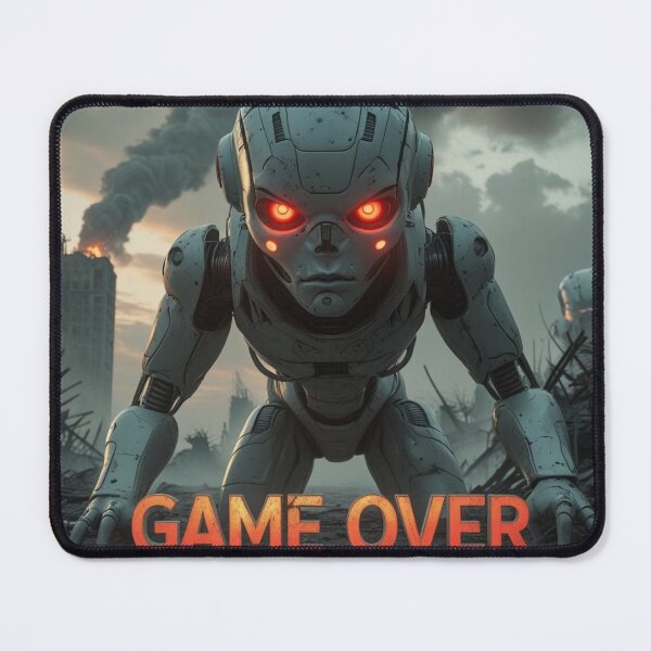 Item preview, Game Over – Giant AI Robot vs. Humanity designed and sold by smitke.