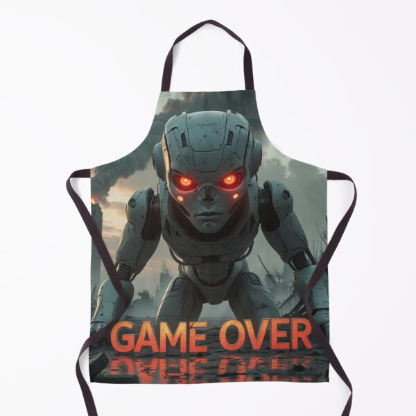 Item preview, Game Over – Giant AI Robot vs. Humanity designed and sold by smitke.