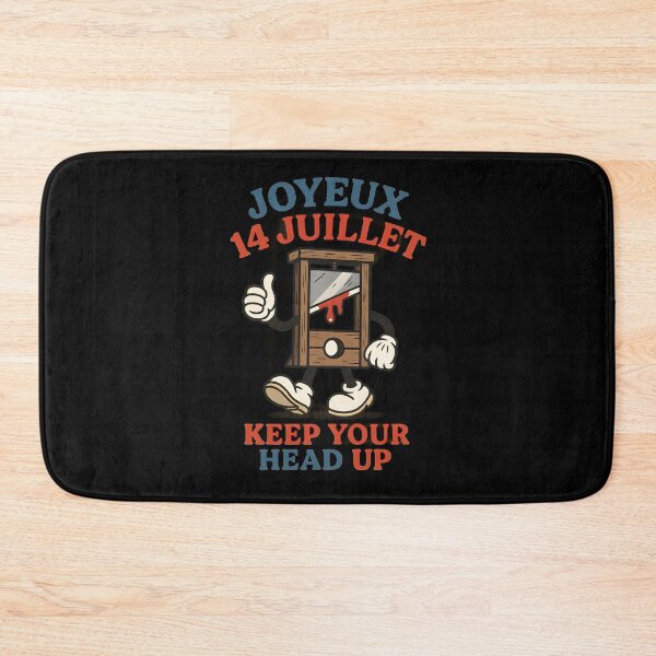 Item preview, Funny Bastille Day Guillotine Cartoon – Joyeux 14 Juillet Thumbs-Up Design designed and sold by SparkJoy-Studio.