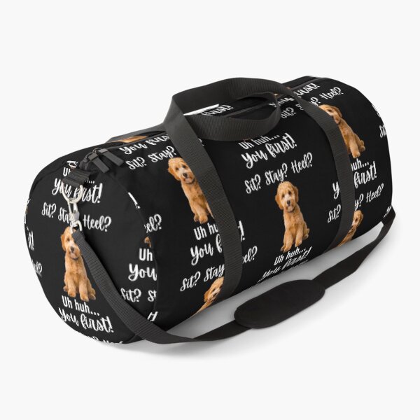 Item preview, Funny Mini Goldendoodle Quote – “Sit? Stay? Heel? Uh huh. You First!” designed and sold by Fredster1966.