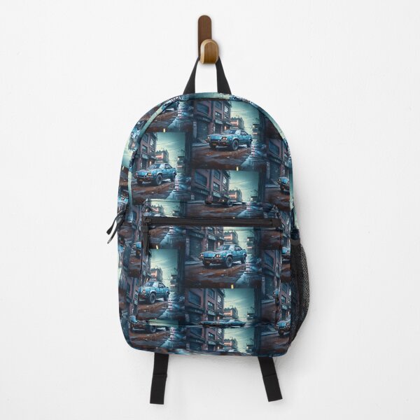 Item preview, Rust & Steel: Classic Car in a Gritty Neon City designed and sold by Marcu Ioachim.