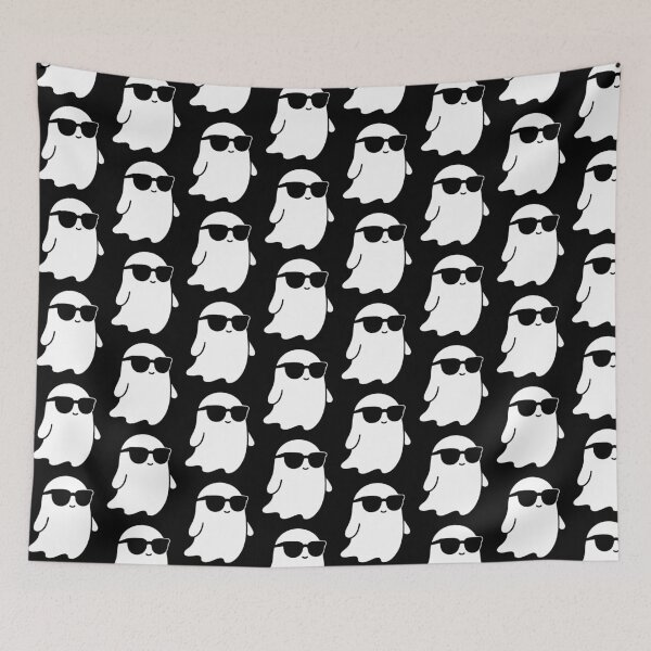 Item preview, Cool Ghost in Sunglasses - Ghost Mode On – Cool Halloween Vibe designed and sold by Taans-Creation.