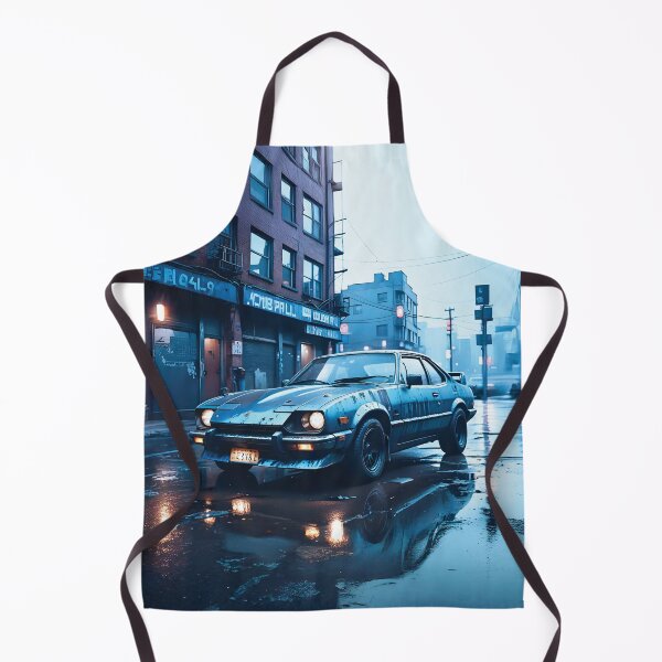 Item preview, Vintage Car in Wet Downtown Street designed and sold by Marcu Ioachim.