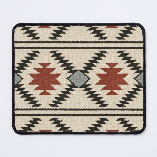 Item preview, Southwestern Tribal Geometric Pattern – Rustic Woven Textile Art designed and sold by svarupa.