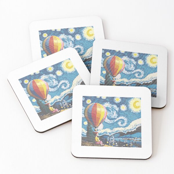 Item preview, Dream Watcher — little girl Under the Starry Night Sky designed and sold by MosaicFan.