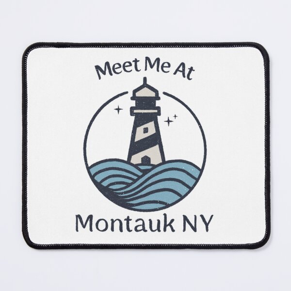 Item preview, Meet Me At Montauk NY designed and sold by NorthOceanCo.