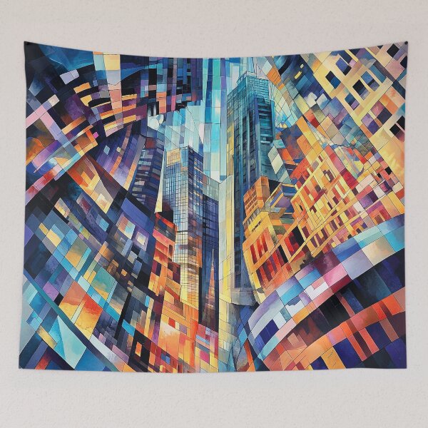 Item preview, The City That Bent Time designed and sold by AM FineArtPrints.