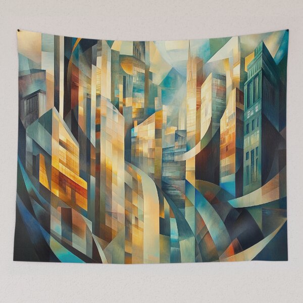 Item preview, The City That Bent Time designed and sold by AM FineArtPrints.
