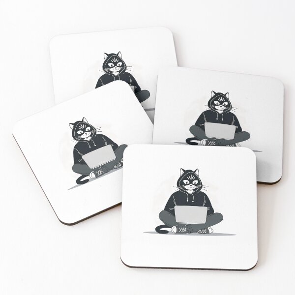 Item preview, I are programmer-  black cat  I make computer beep boob beep beep boop designed and sold by RAZ1995.