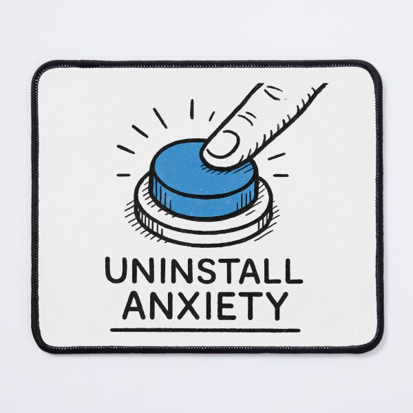 Item preview, Uninstall Anxiety designed and sold by Fanverse Merchandise.