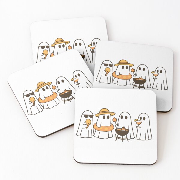Item preview, Cute Ghost Summer BBQ – Funny Spooky Beach Party designed and sold by Shivartdesign36.