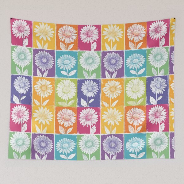Item preview, 3x3 Pop Art Daisies designed and sold by Boddicca.