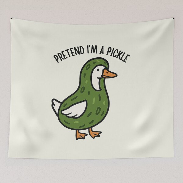 Item preview, Pretend I'm A Pickle Silly Goose Halloween Costume Vintage designed and sold by SunfullyYours.