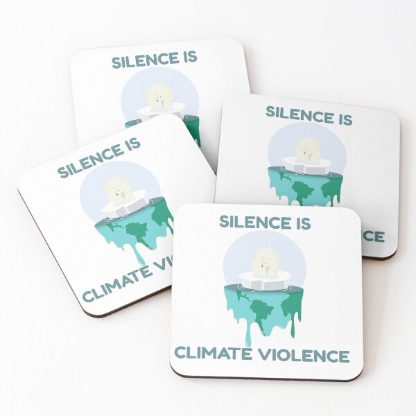 Item preview, Silence Is Climate Violence – Climate March Protest Art designed and sold by FreedomAndLove.