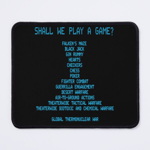 Item preview, Shall We Play a Game? (War Games) designed and sold by PoP i.